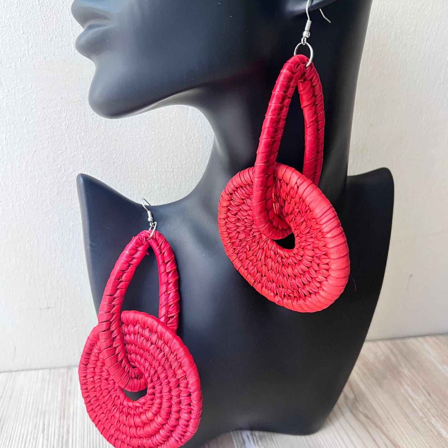 Fashion Statement Earring Red