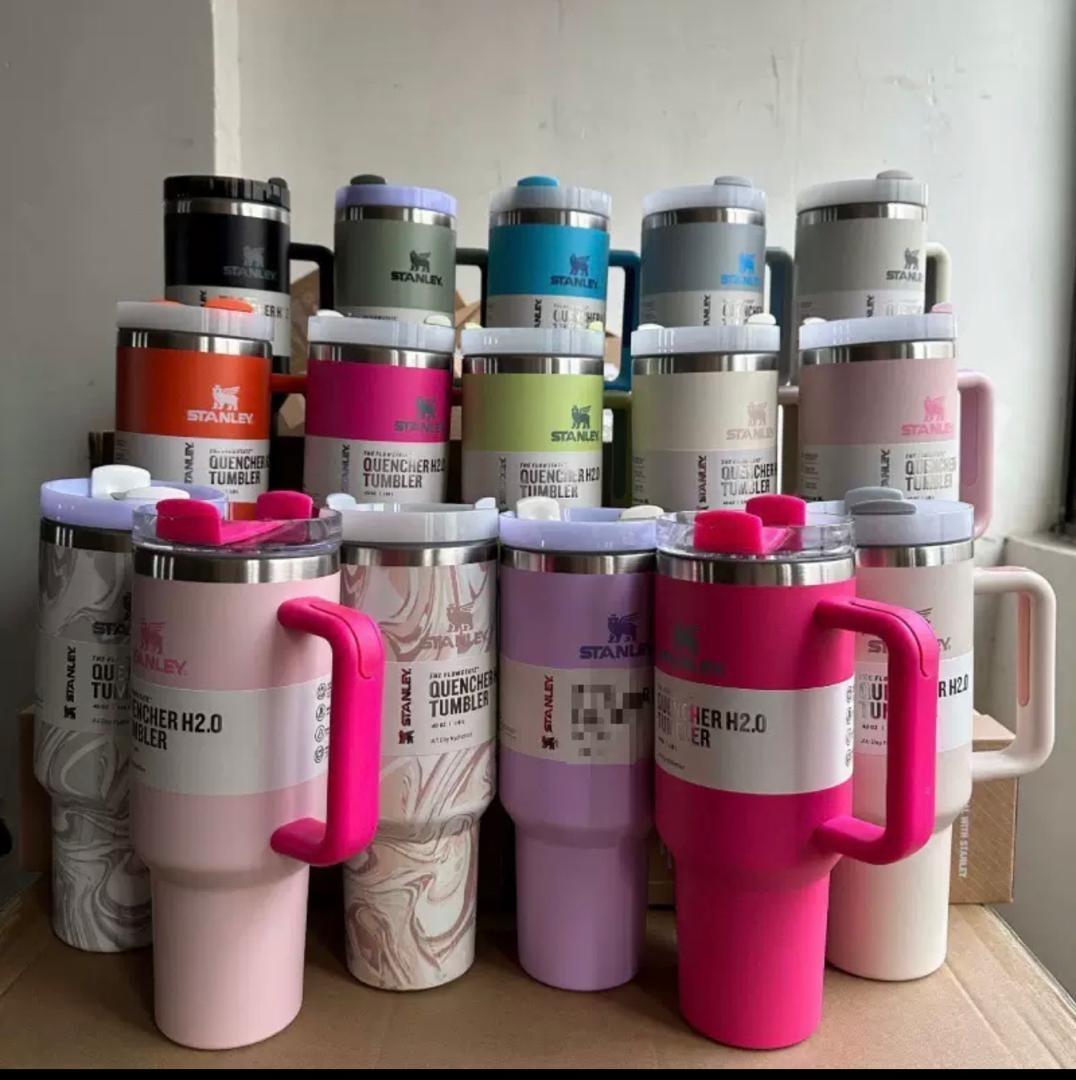 Quencher Cups 40oz INSULATED TUMBLER WITH STRAW