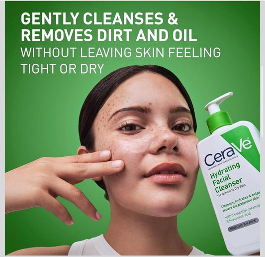 CeraVe Foaming Facial Cleanser, Daily Face Wash for Oily Skin, Hyaluronic Acid + Ceramides + Niacinamide, Fragrance Free & Paraben Free, Non-Drying Oil Control Face Wash, 19 Fluid Ounce