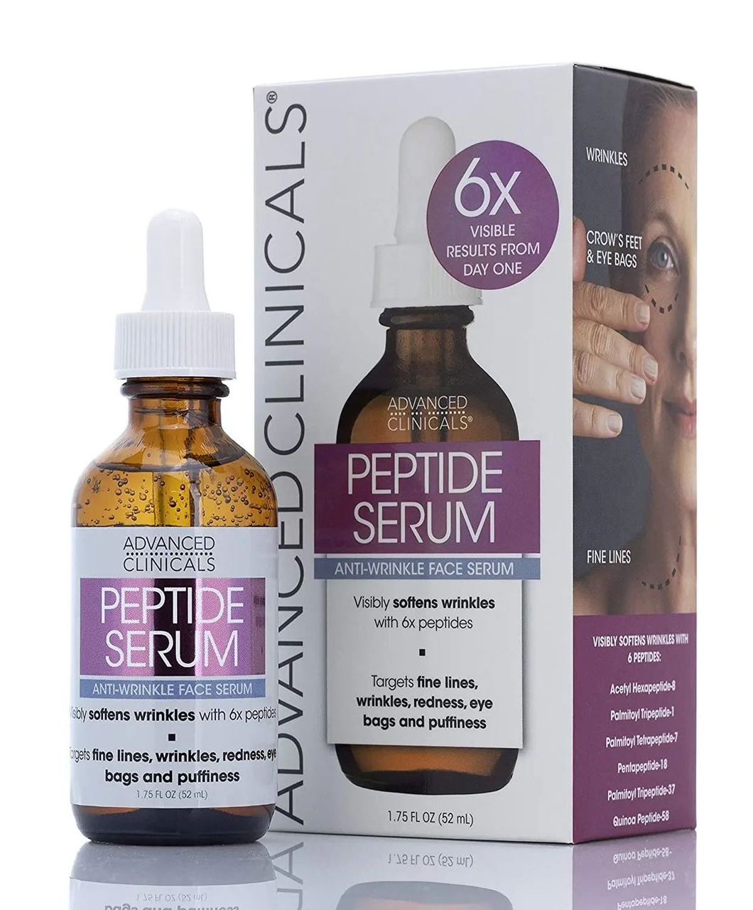 Advanced Clinicals Peptide Serum 52ml