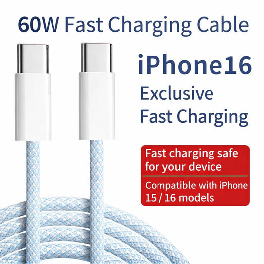 iPhone 60W USB C to C Charging and Data Cable (Massive Discount for Bulk Purchase above 100 pieces and Delivery Nationwide, Send a Message on Whatsapp)