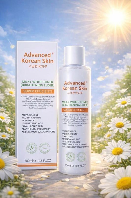 Advanced Korean Skin Milky White Toner (Brightening Elixir) 300ml