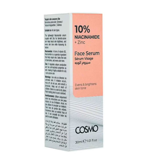 COSMO 10% NIACINAMIDE +ZINC FACE SERUM