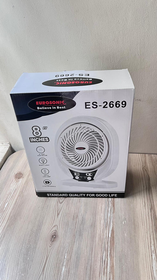 Eurosonic Rechargeable Fan