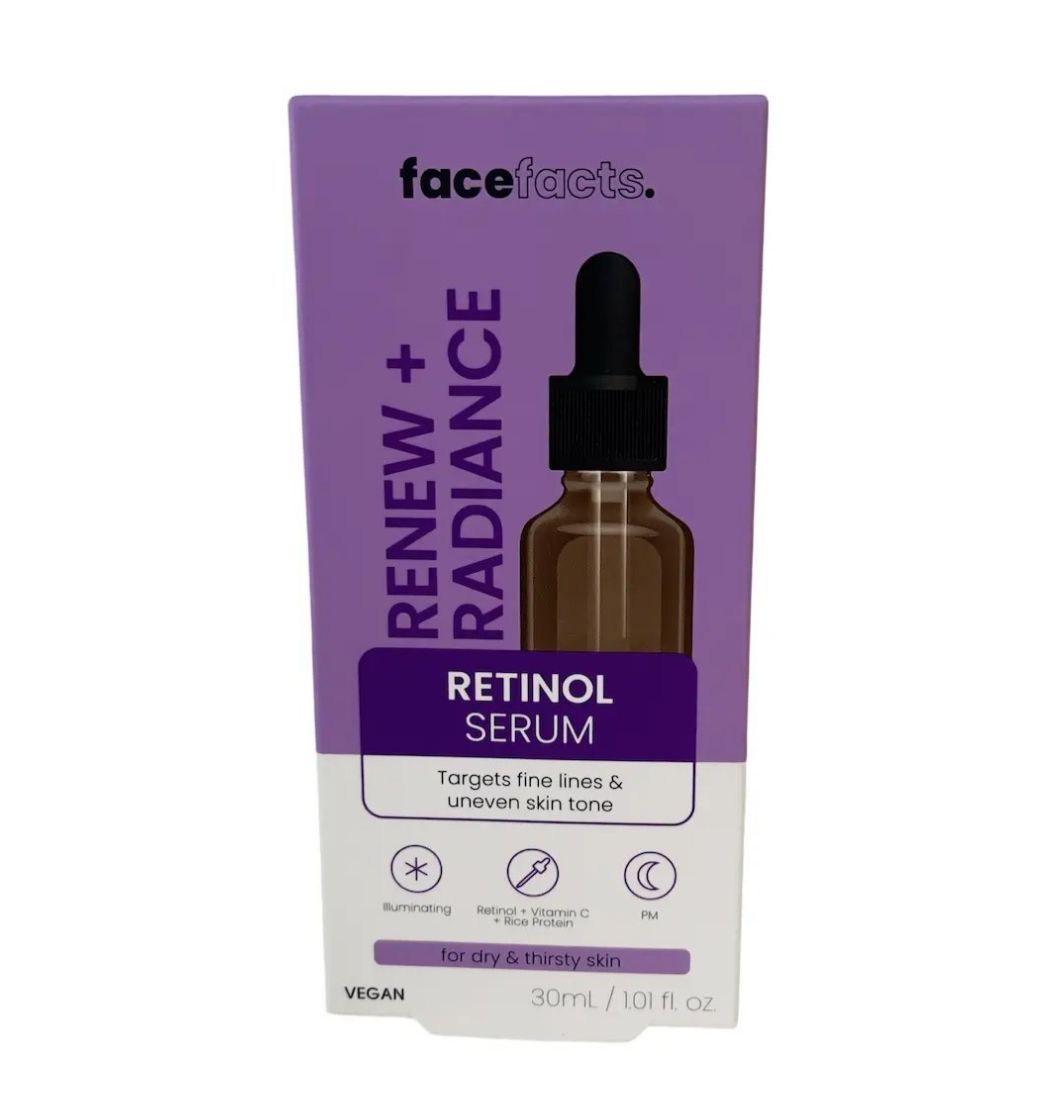 Face Facts Renew & Radiance Retinol Facial Serum 30ml