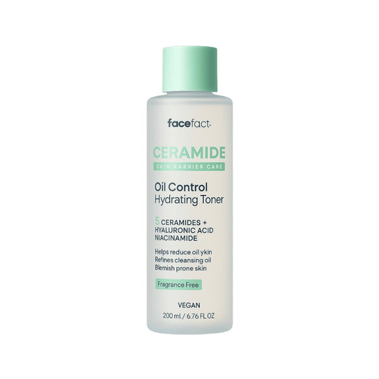 FaceFacts Ceramide Oil Control Hydrating Toner 200ml