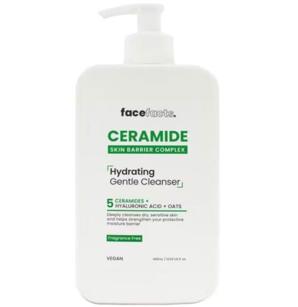 Facefacts Ceramide Hydrating Gentle Cleanser 400ml