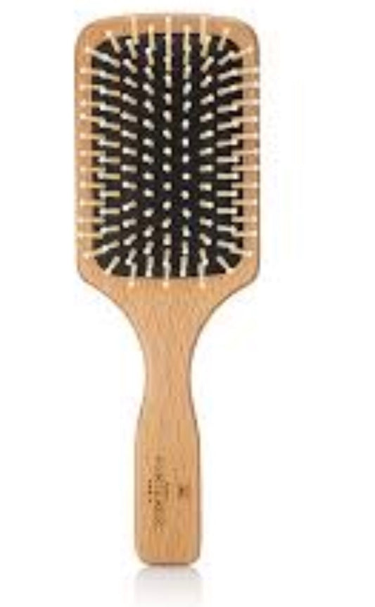 Eco-Friendly Wooden Paddle Brush For Healthier Hair