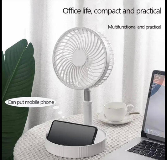 Long Pole Rechargeable Fan