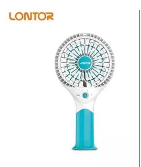 Lontor 4" Rechargeable Mini Hand Fan With Lithium Battery
