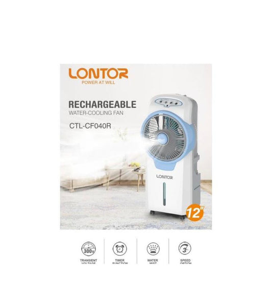 Lontor Rechargeable Air Cooler Water Fan With Remote Control-CF040R