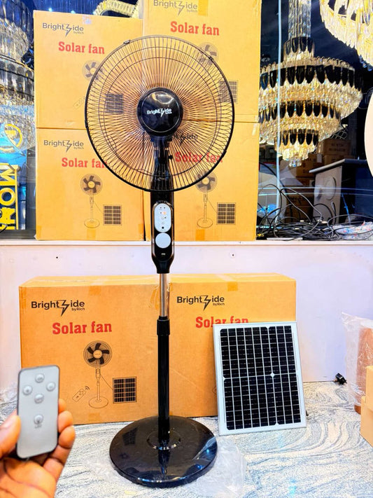 16" Rechargeable Solar Fan