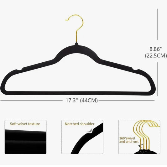 10 Pcs of Non-Slip Hangars
