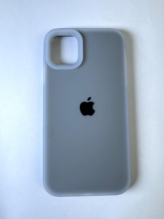 iPhone 11 Silicon Case Light Grey